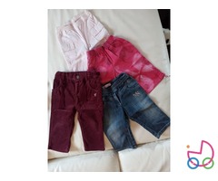 pantaloni vari bimba TG 6 mesi