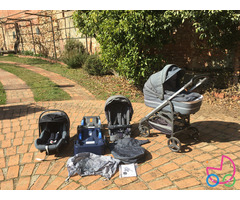 Trio Trilogy Inglesina - ovetto, passeggino, navicella, +2 basi isofix